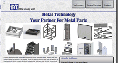 Desktop Screenshot of metal-technology.de