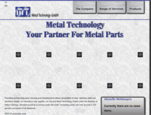 Tablet Screenshot of metal-technology.de